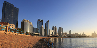 焕然一新的青岛奥帆中心