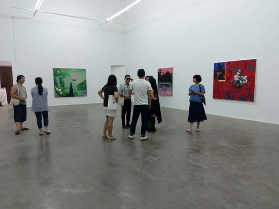 “绘事笔记”张艳娜个展 展览现场