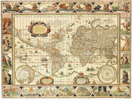 地图的历史中国人是什么时候知道世界地图的