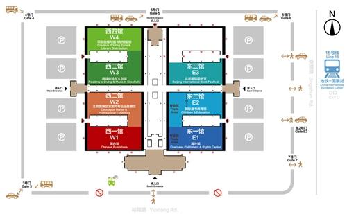 今年图博会展区划分。图片来源：BIBF官网