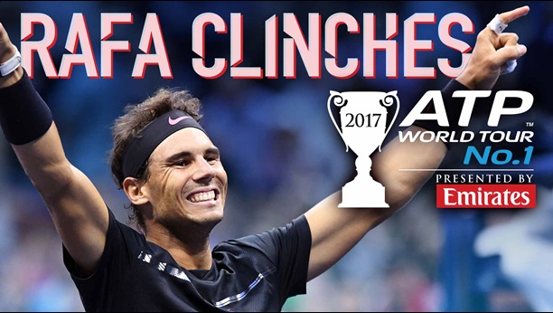 Nadal Clinches Year-End No. 1 Emirates ATP Ranking For Fourth ...