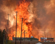 加拿大产油区大火 震撼国际油市
