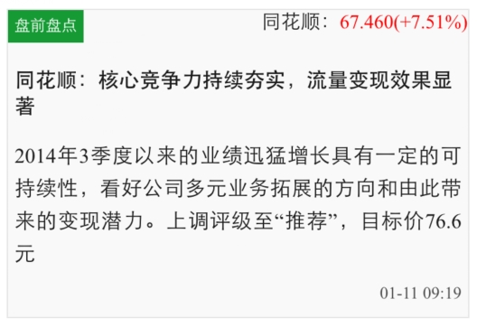 中金金网i牛股同花顺强势冲涨停 成弱市中的明