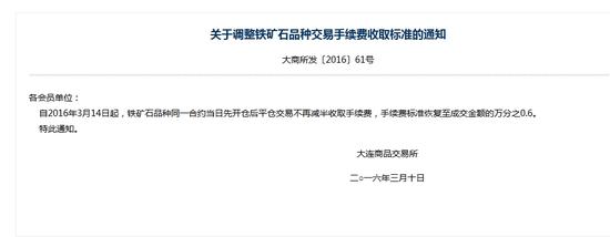 大商所:防范交易过热 防控潜在市场风险|铁矿石