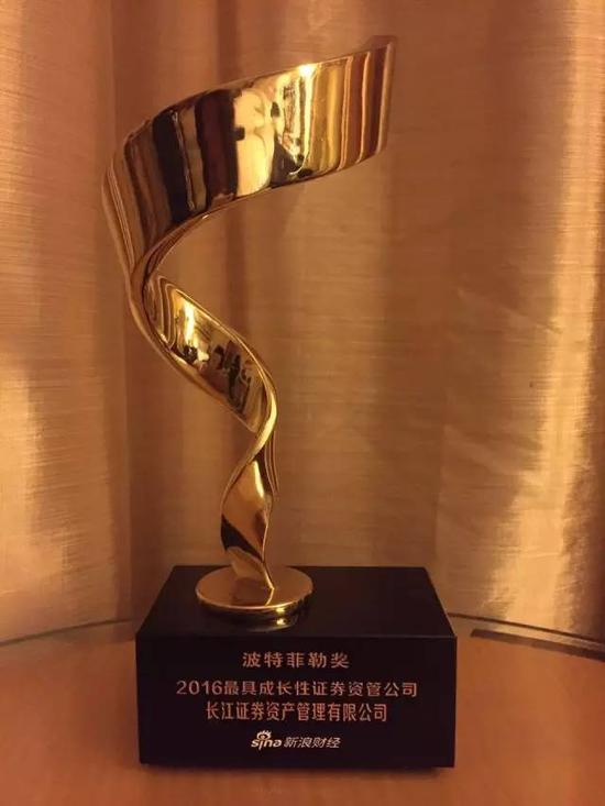 长江资管荣获新浪财经大奖