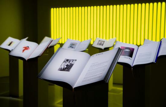 “DIOR, THE ART OF COLOR”的艺术展览现场