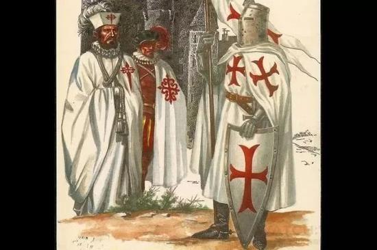 公元1158年由西班牙天主教所组成的骑士团，披风上能看到Calatrava十字星图案。