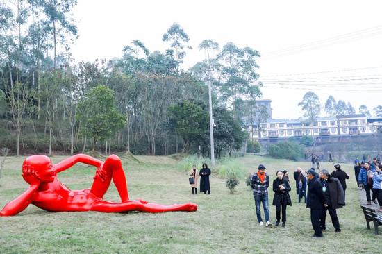 “守望原乡”2018广安田野双年展现场