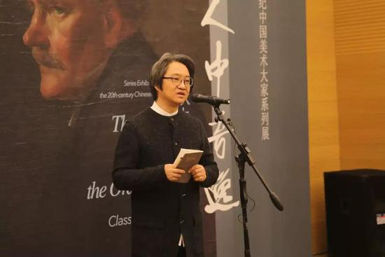 北京画院副院长、北京画院美术馆馆长吴洪亮先生致辞