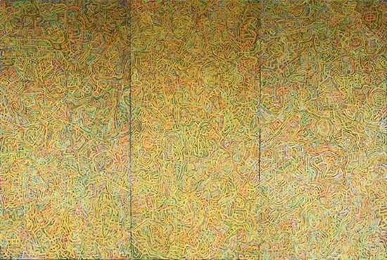 工农兵 油画 100x200x3cm 2008年