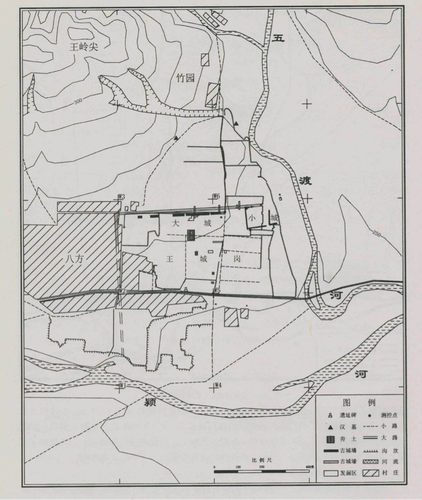 王城岗河南龙山文化城址平面图