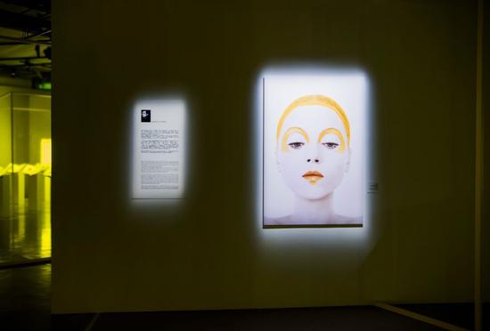 “DIOR， THE ART OF COLOR”的艺术展览现场