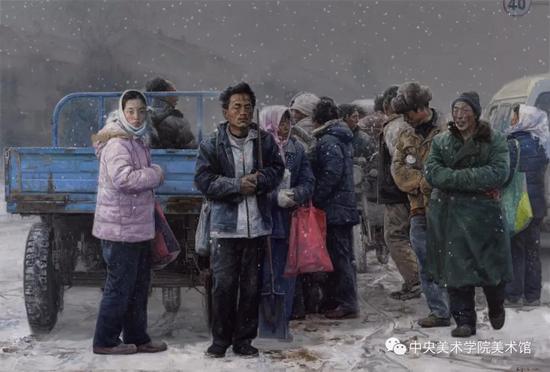 王少伦,《出路》200x300cm 布面油画 2011
