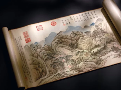 钱维城的《台山瑞景》（1774年）。图片：致谢苏富比