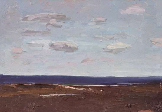 风景写生之四 24cmx35cm 1997年