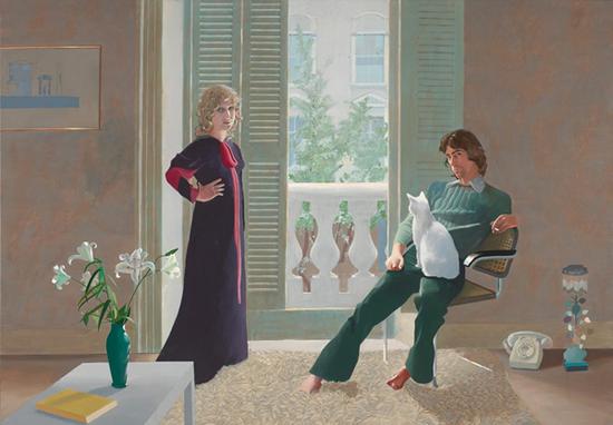 “克拉克夫妇和佩尔西”（1970-1971）图片来源：泰特美术馆