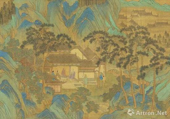 传明 仇英 上林图(局部)