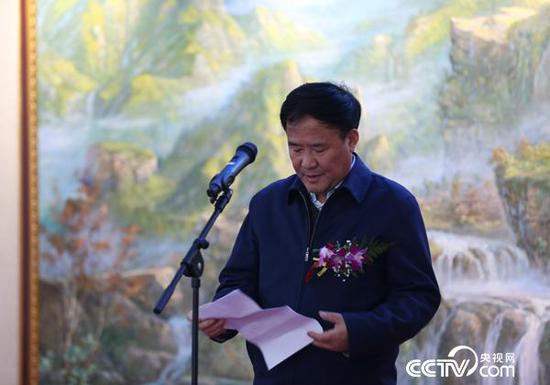項目負責人充旺尼瑪發言