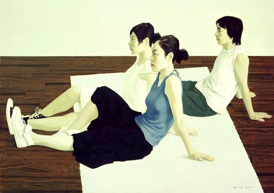 刘仁杰，《城 No.1》，140x200cm，布面油画，2008