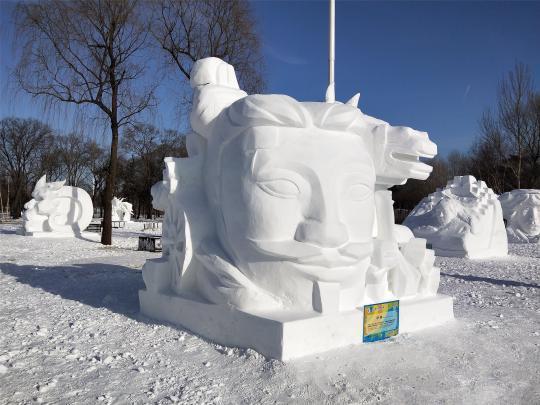 全国雪雕比赛获奖作品 太阳岛雪博会供图