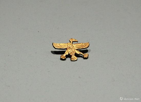 秃鹫形金吊坠 高1.5厘米 年代不详 佛罗伦萨埃及博物馆
