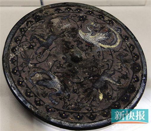 唐代“天马鸾凤纹金银铜镜”