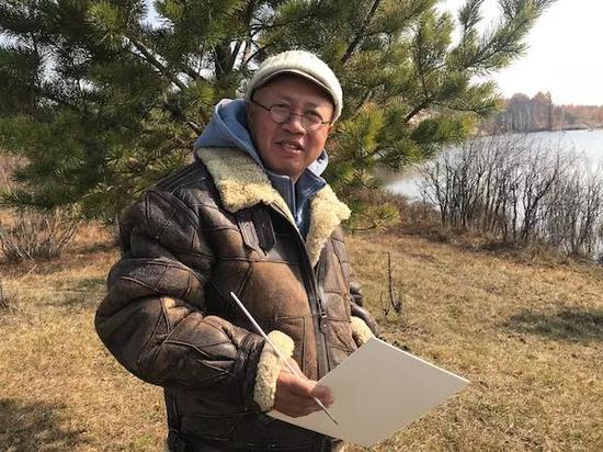 “美丽塞罕坝”秋季王建彬老师在写生