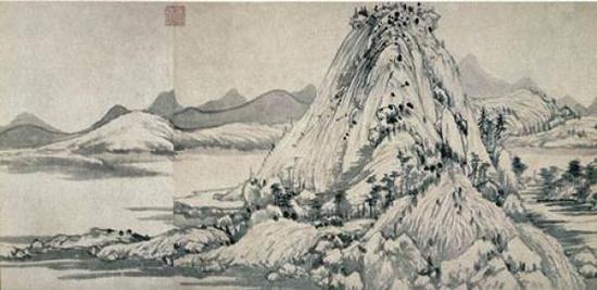 《富春山居图(局部)》,元 黄公望
