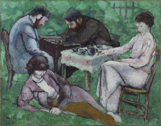 The Chess Game, 1910