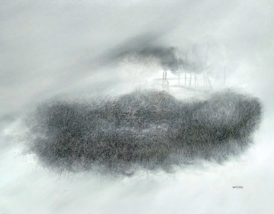 《三界》意境系列 尺寸:100cm*80cm 年代:2015年