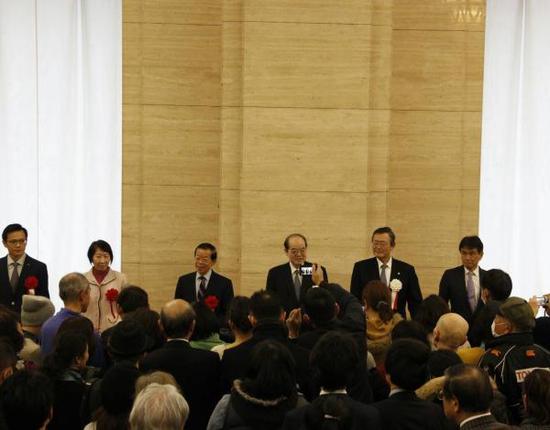 日本东京国立博物馆颜真卿大展开幕式现场 台北故宫博物院 供图