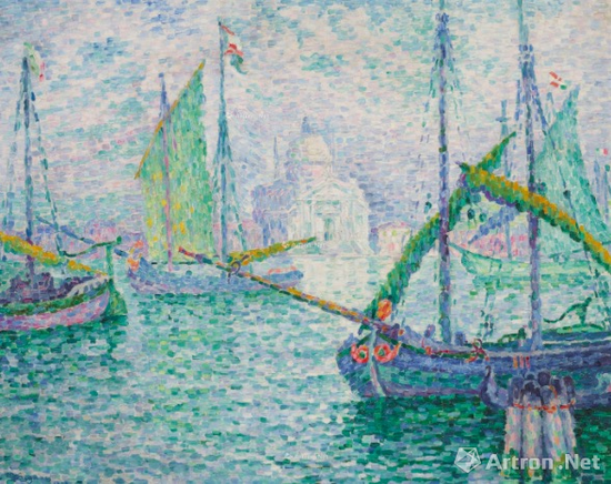 保罗·西涅克 (1863-1935) 《Venise. Le Rédempteur》 1908年作