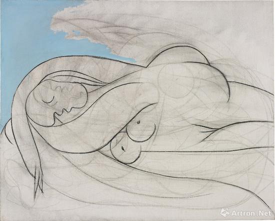 No.10 毕加索《沉睡的女人》布面油画、木炭 130.2 x 161.9 cm 1932年作