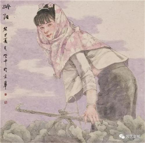 《骄阳》68×68cm 2013年