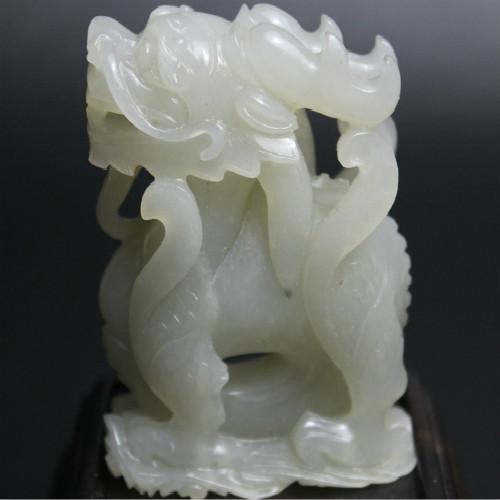 和田玉狮子摆放的寓意