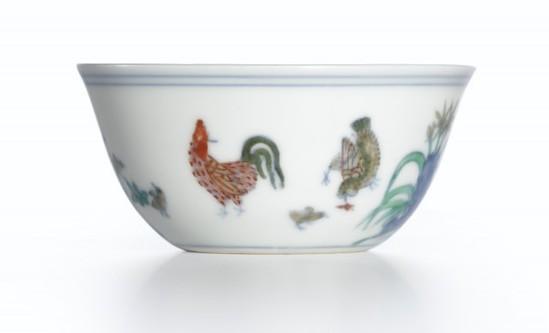 玫茵堂鸡缸杯(明)图片: courtesy of Sotheby's.