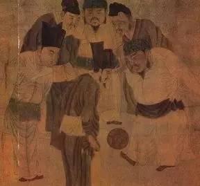 元·钱选 宋太祖蹴鞠图(局部)