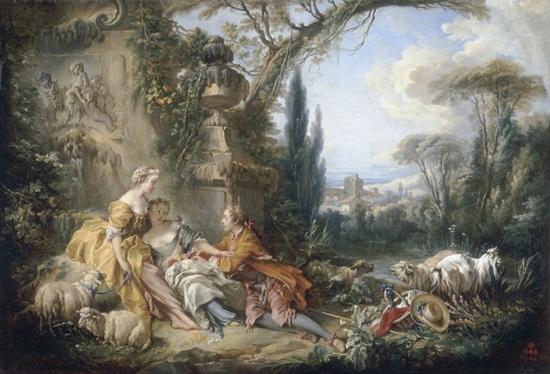 布歇，《田园生活》，1735-1740