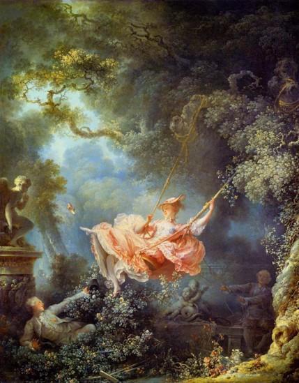 弗拉戈纳尔，《荡秋千的幸福冒险》，1767