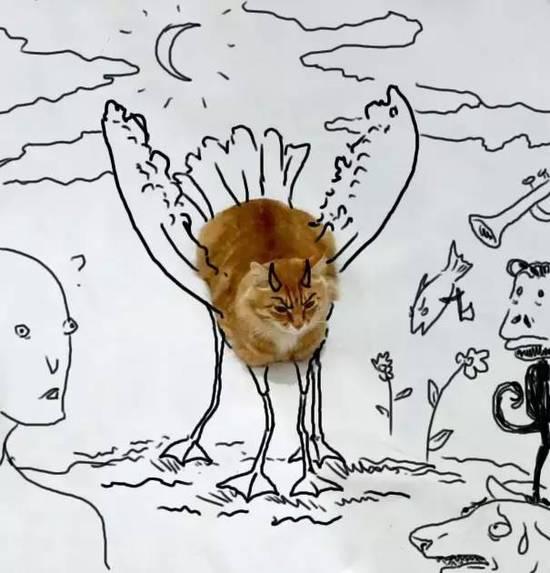 一只被艺术家玩坏的喵星人