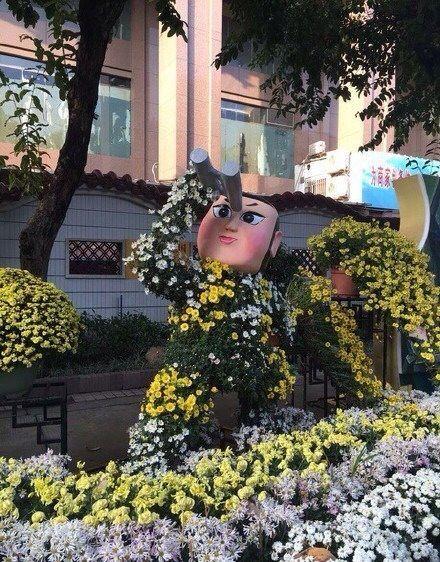 广州菊花展 葫芦娃造型