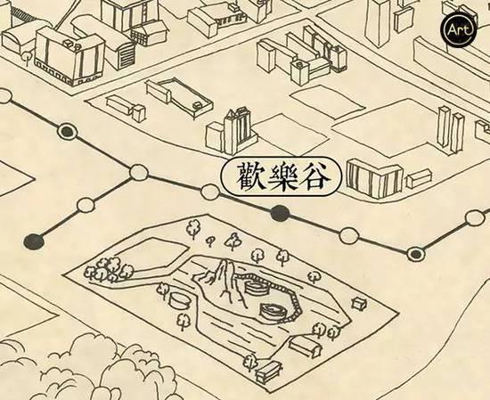 惊艳!“老北京”手绘超呆萌二环地图
