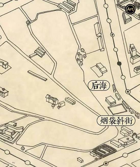 惊艳!“老北京”手绘超呆萌二环地图