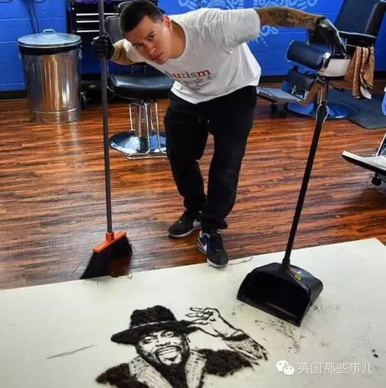 哇哦!看帅哥理发师“玩转”艺术
