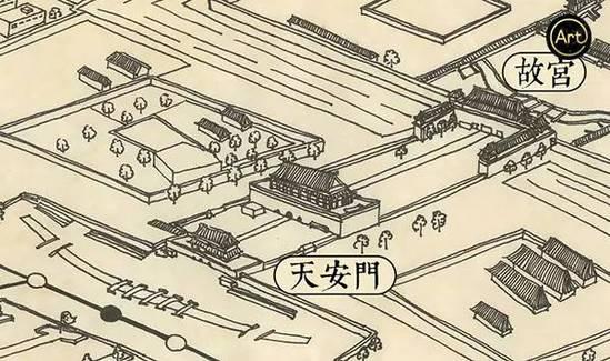 惊艳!“老北京”手绘超呆萌二环地图