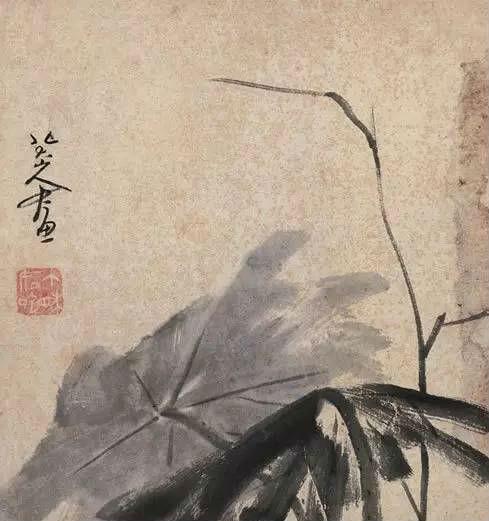 八大山人 杂画册页(十开之九) 31×25.8cm 纸本墨笔 故宫博物院藏