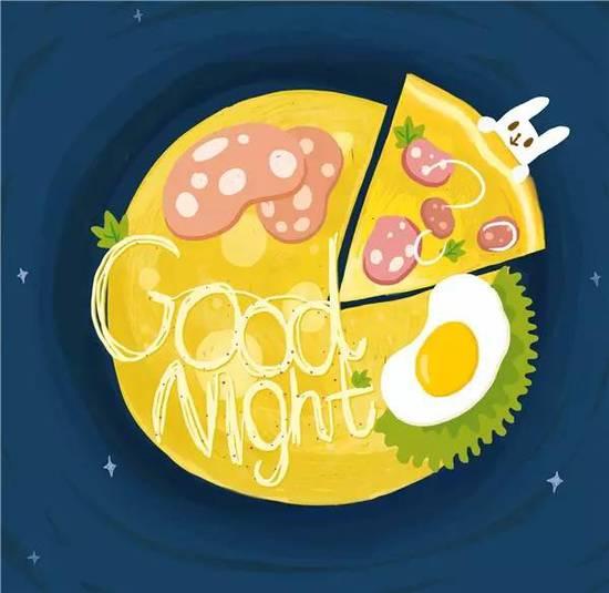 插画师把晚安画出来了_当代艺术