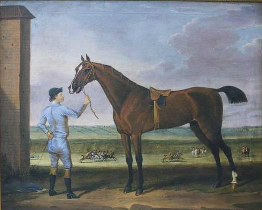 詹姆斯·西摩（James Seymour），英国画家，以画骑马图闻名，图为派雷尼的伪作
