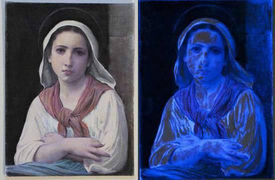 左图为19世纪法国画家威廉·阿道夫·布格罗，右图为兰迪斯的仿作