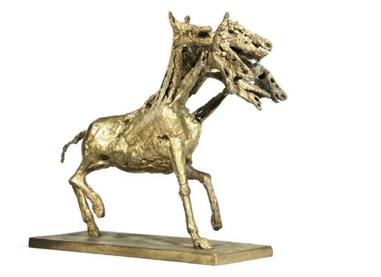 杰梅恩•希耶，《六头马》（Germaine Richier, Le Cheval à Six Têtes ），1954-56

图片：Bonham's London